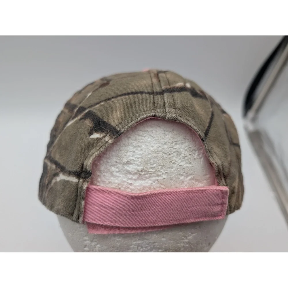 Paramount Outdoors Team Realtree Camo Pink Rhinestone Adjustable Hat Cap 258